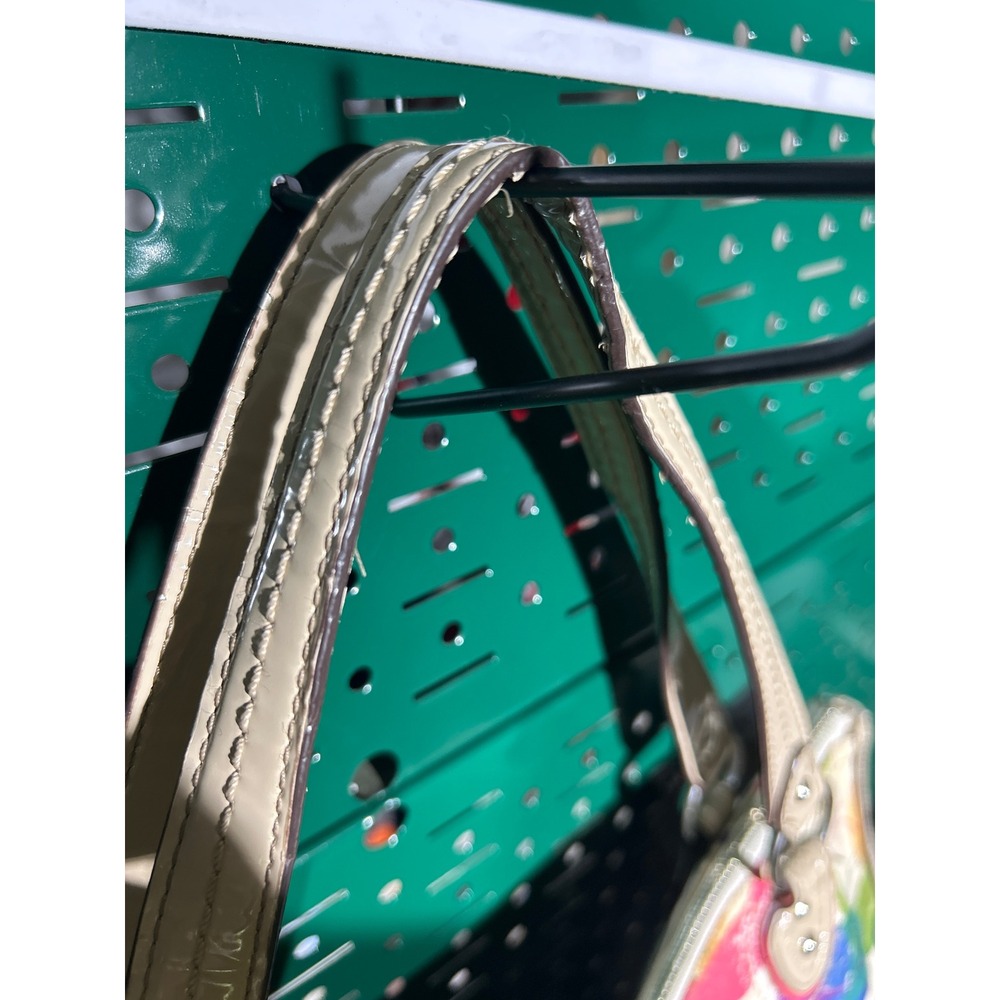Coach Poppy Multi Color Graffiti Signature Canvas Tote Bag - Picture 4 of 10